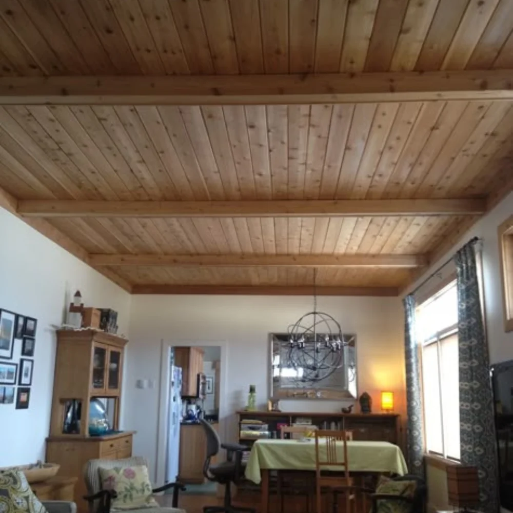 Luxury wood panels ceiling